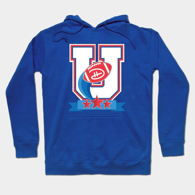 Collegiate Collection Logo Hoodie by dhartist